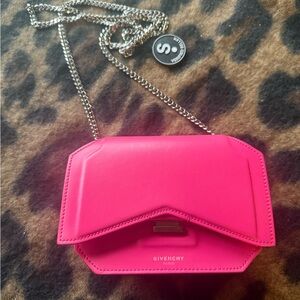 Givenchy Fuchsia Mini Bag with Silver Chain